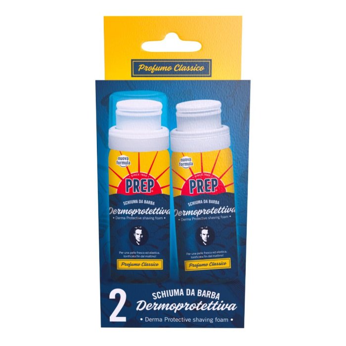 Prep Schiuma Da Barba Dermoprotettiva 2x50ml
