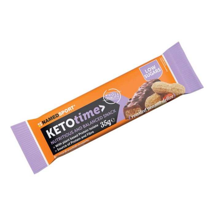 Named Sport KETOtime - Barretta Low Sugar Gusto Arachidi Tostate 35g