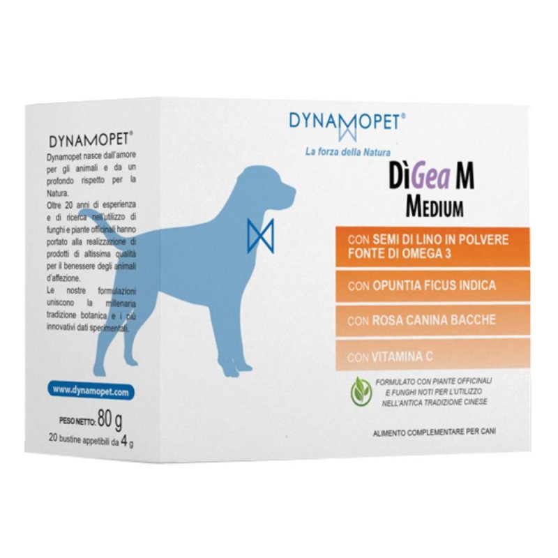 Digea M Integratore Alimentare Digestivo in Bustine per Stomaco e Intestino 20 Bustine da 4 Grammi