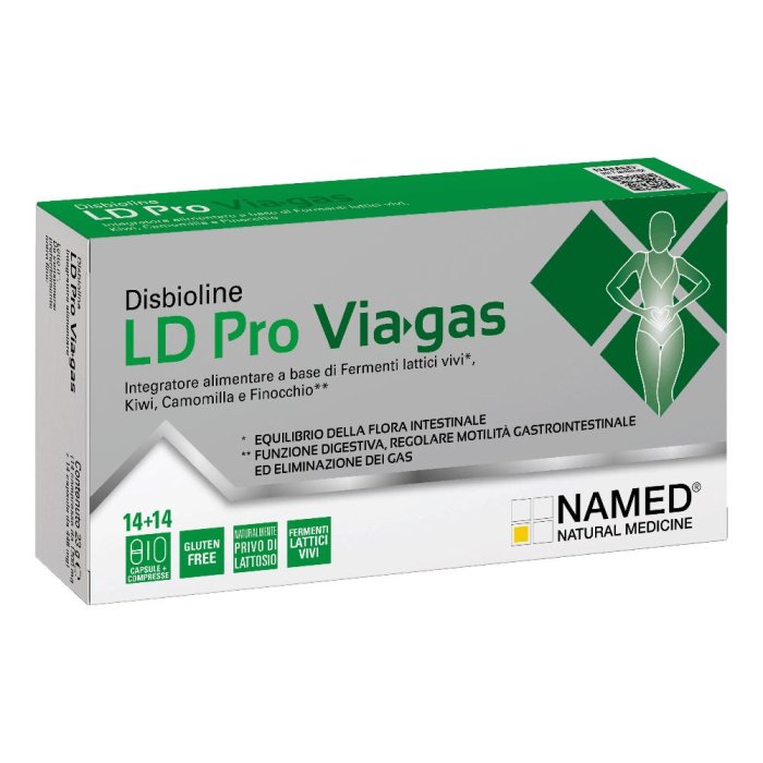 Named Disbioline - LD Pro Viagas Integratore Alimentare 14capsule + 14compresse