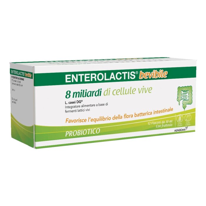 Enterolactis Bevibile 12 Flaconcini 10ml