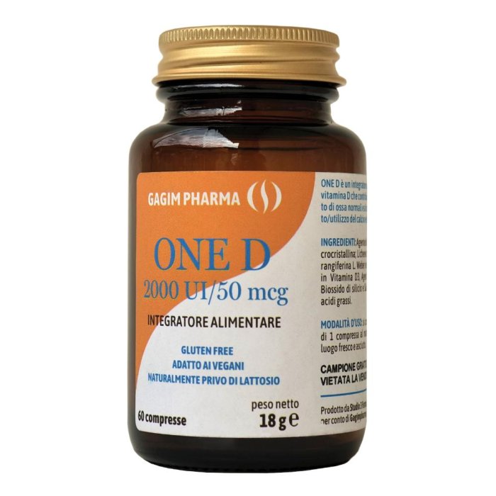 One D Integratore Vitamina D3 60 Compresse