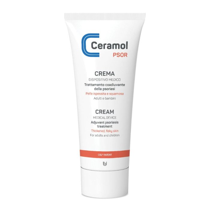 Ceramol Psor Crema Corpo 200 Millilitri Trattamento Pelle con Psoriasi Secca e Desquamata Lenitiva e Idratante