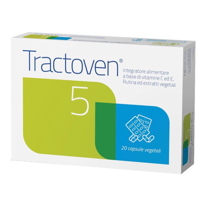 Tractoven 20 capsule vegetali - integratore per microcircolo e vene