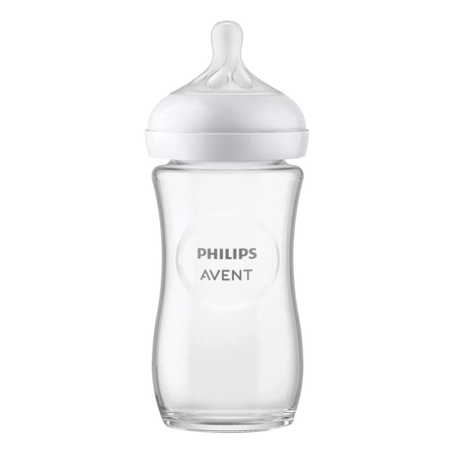 Philips Avent Biberon Natural 3.0 240 ml per Neonati con Tettarella Anticolica