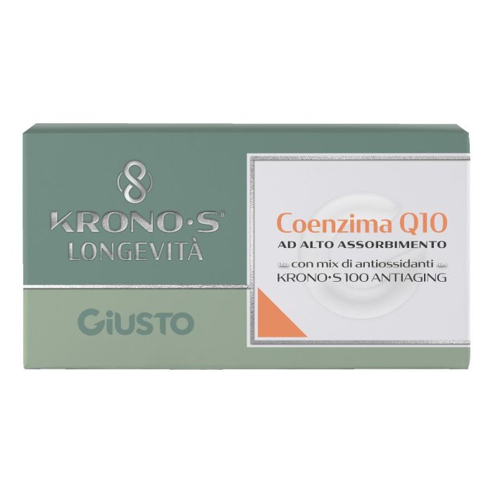 Integratore Alimentare Giusto Kronos Coenzima Q10 20 Compresse