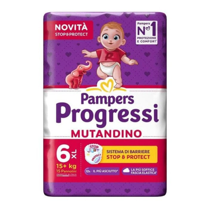 Fater Pampers Progressi Mutandina Xl Cp 15 Pezzi
