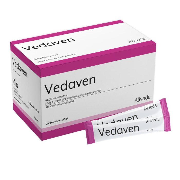 Vedaven - Integratore Alimentare in Stick Monodose - 30 Stick da 12 ml