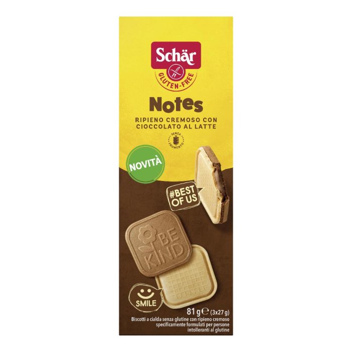 Schar - Notes Biscotto Confezione 81 G
