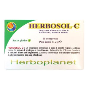 Herboplanet Herbosol C Integratore Sostegno Ricostituente Antiossidante 60 Compresse