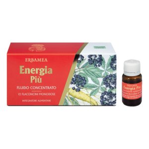 EBM Energia Più Integratore Tonico 12 Fiale da 10 Millilitri con Estratto di the Verde and Vitamine per Stanchezza Fisica e Mentale