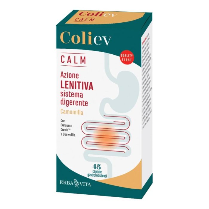 Coli Calm 45 Capsule Integratore Naturale per il Benessere Intestinale e il Sollievo da Coliche e Gonfiore
