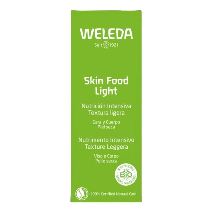 Weleda Skin Food Light Crema Idratante Viso e Corpo 75 ml Nourishing Skin Care