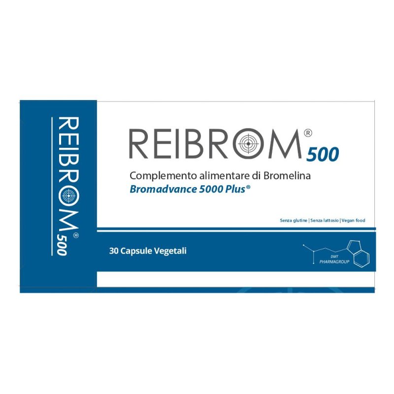  Reibrom 500 Integratore Alimentare, 30 Capsule