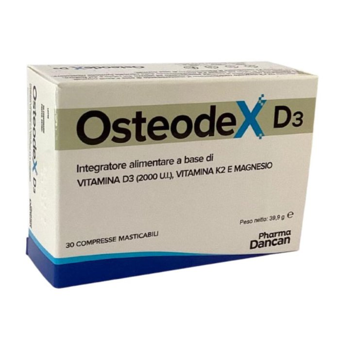 Osteodex Vitamina D3 Integratore Alimentare per Salute di Ossa e Sistema Immunitario 30 Compresse