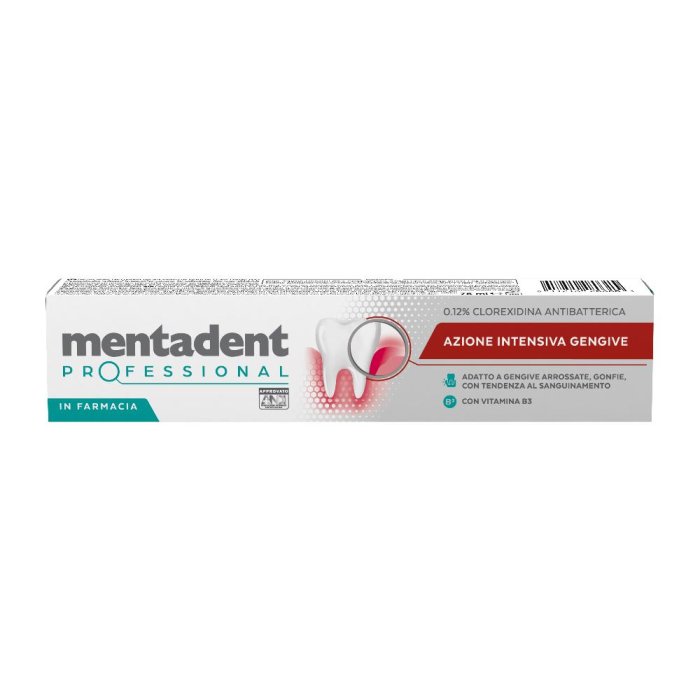 Mentadent Professional Dentifricio 0,12% Clorexidina Antibatterica 75 Ml