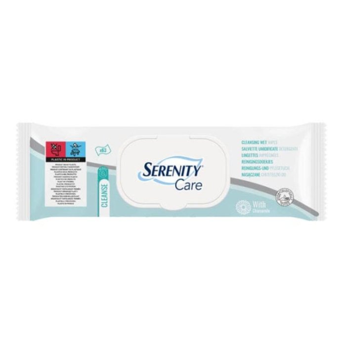 Serenity Skincare - Salviette Detergenti con Camomilla 63 salviette