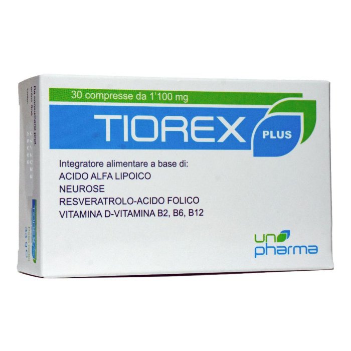 Tiorex Plus 20 Compresse Integratore Alimentare Antiossidante per Supporto del Fegato e delle Difese dell’Organismo