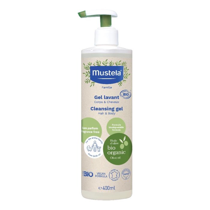 Mustela BIO - Gel Detergente Certificato BIO 400 ml