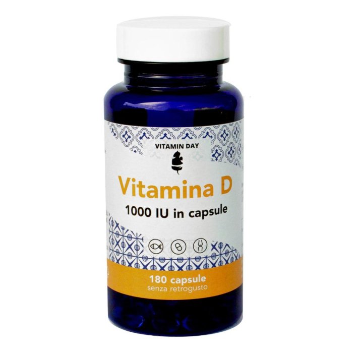 Vitamin Day Vitamina D Integratore Alimentare 180 Capsule Stada