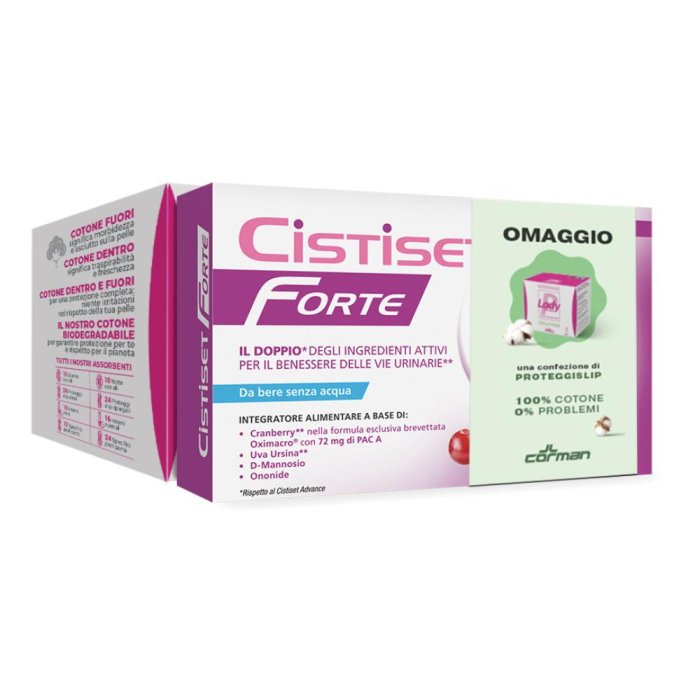 Corman Cistiset Forte 8stick 10ml + Proteggislip Omaggio