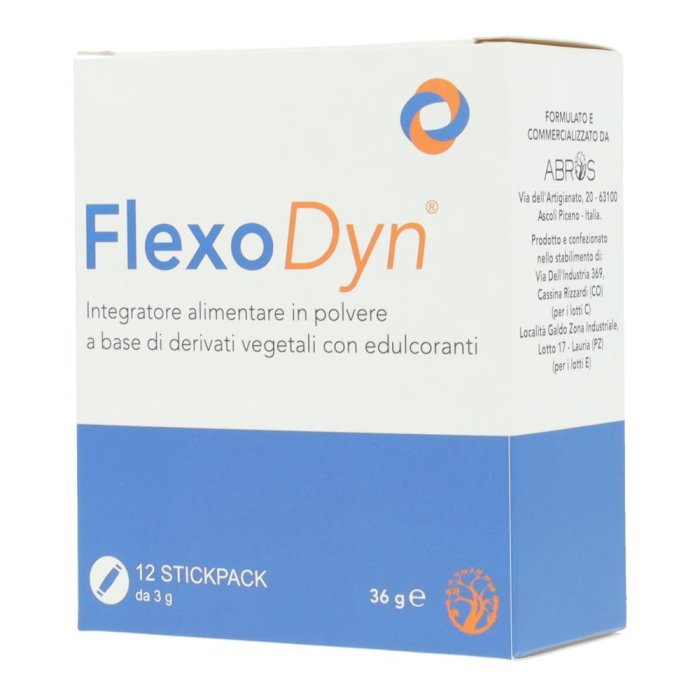 Flexodyn 12 stick pack - integratore per articolazioni con collagene e vitamina C