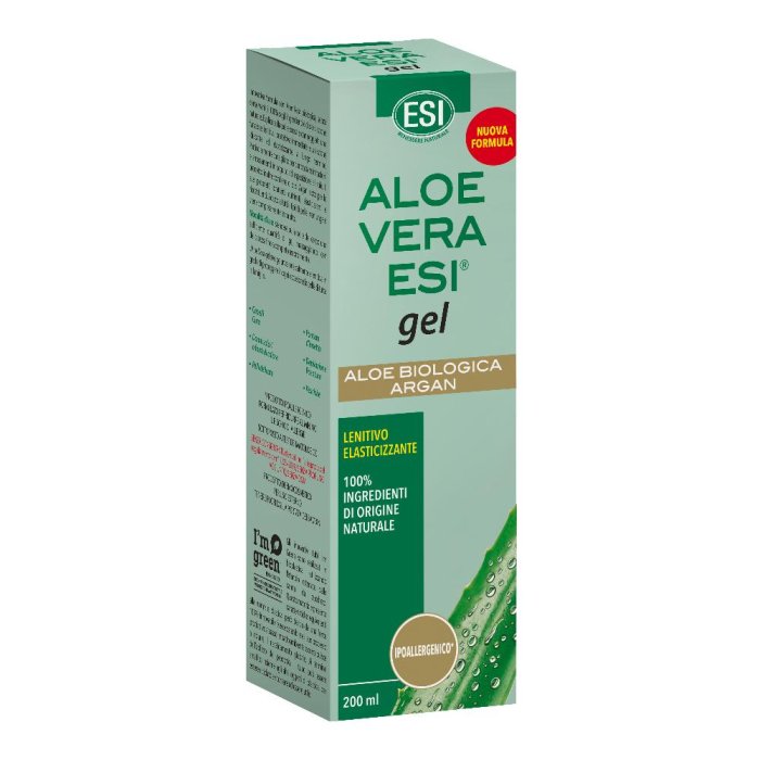ESI Aloe Vera Gel - Gel Con Olio di Argan Idratante e Nutriente 200 ml