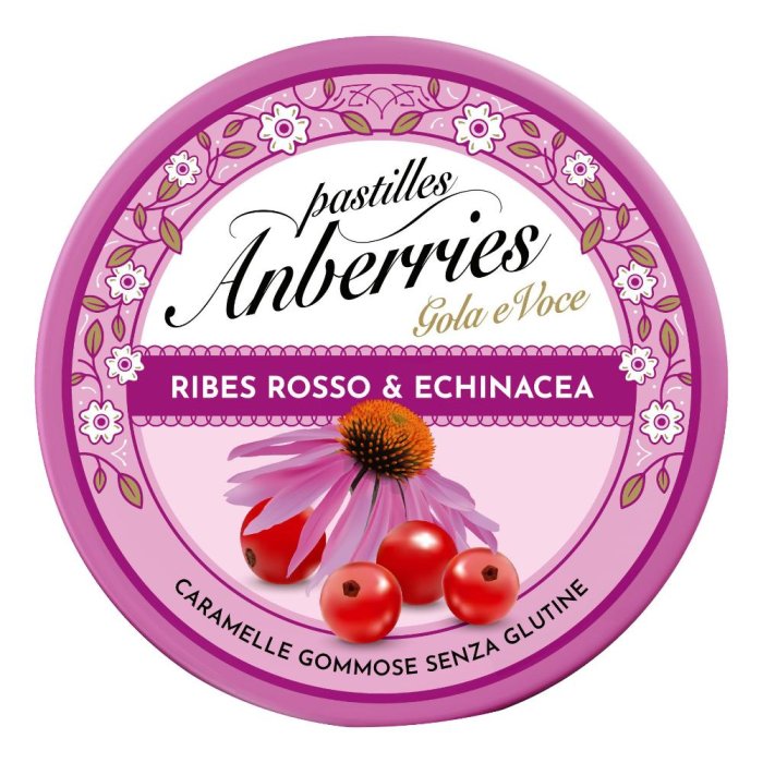 Anberries Caramelle Gommose Ribes Rossi & Echinacea 50g