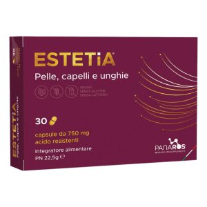 Estetia P Panaros Integratore Alimentare per Pelle Capelli e Unghie 30 Capsule