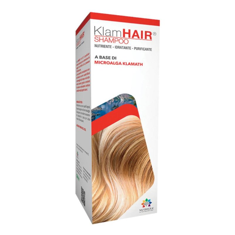 Klamhair shampoo 200 ml - shampoo rinforzante con alga Klamath per capelli deboli
