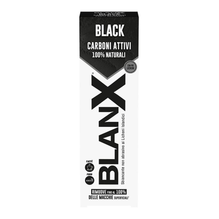 BlanX Black Dentifricio Sbiancante al Carbone, 75ml
