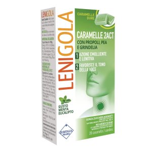   Lenigola 2Act Menta/Eucalipto 20 Caramelle Dure