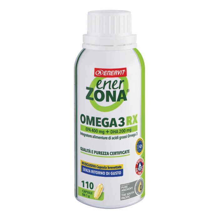 Enerzona Omega 3 Integratore Alimentare in Capsule 110 Capsule di Olio di Pesce