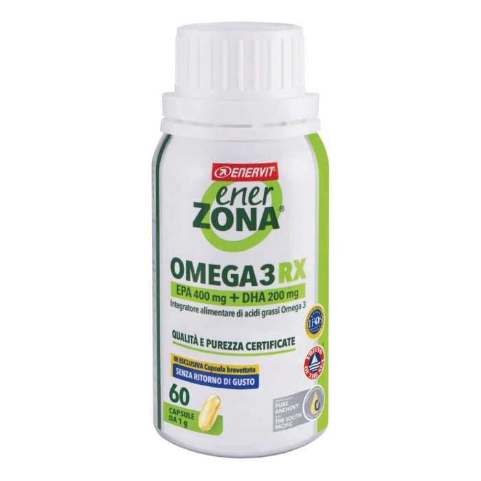 Enerzona Omega 3 Integratore di Omega ad Alta Purezza 60 Capsule da 1 g