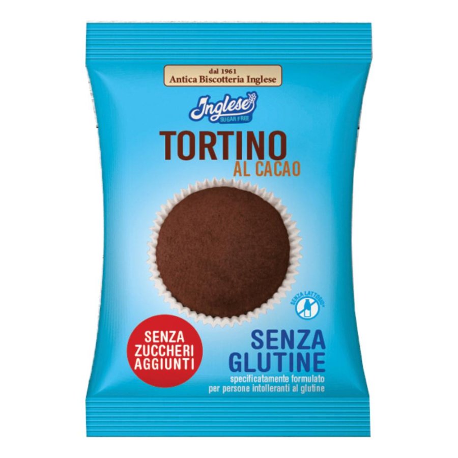 Inglese Tortino al Cacao Monoporzione 40 grammi Snack Soffice per Bambini Children e Colazione di Tutta la Famiglia