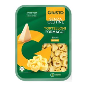 Giusto senza glutine tortelloni formaggio 250 g - pasta fresca ripiena senza glutine