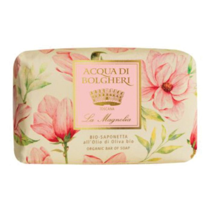 Saponetta Bio La Magnolia 150 g - sapone vegetale alla magnolia
