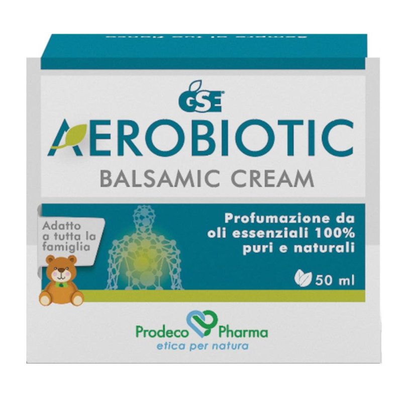 GSE Aerobiotic Balsamic Cream 50 ml - crema balsamica per massaggi torace e schiena