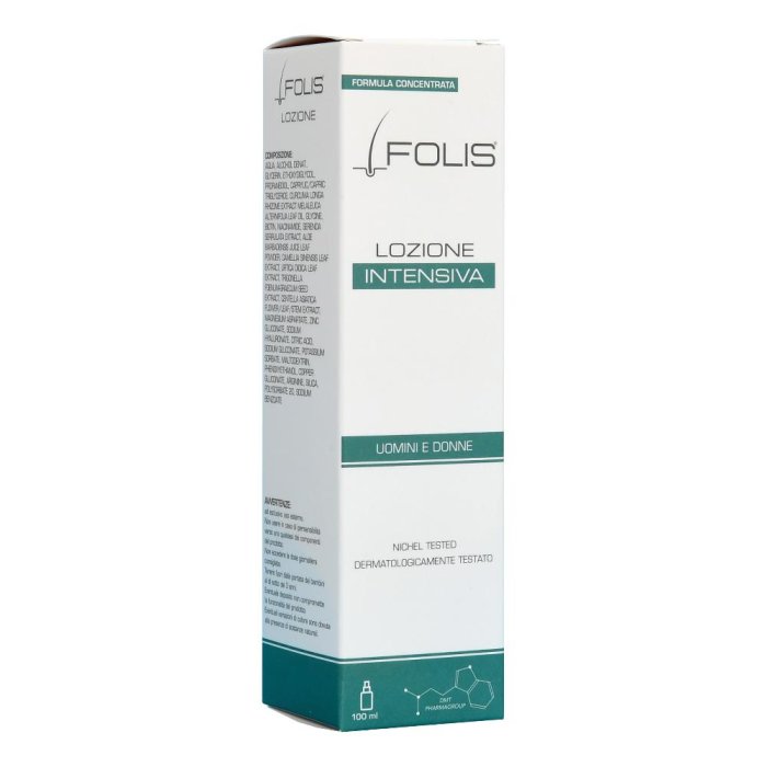 Folis Lozione Capelli 100 ml – Trattamento Rinforzante Anticaduta per Cute e Capelli Fragili