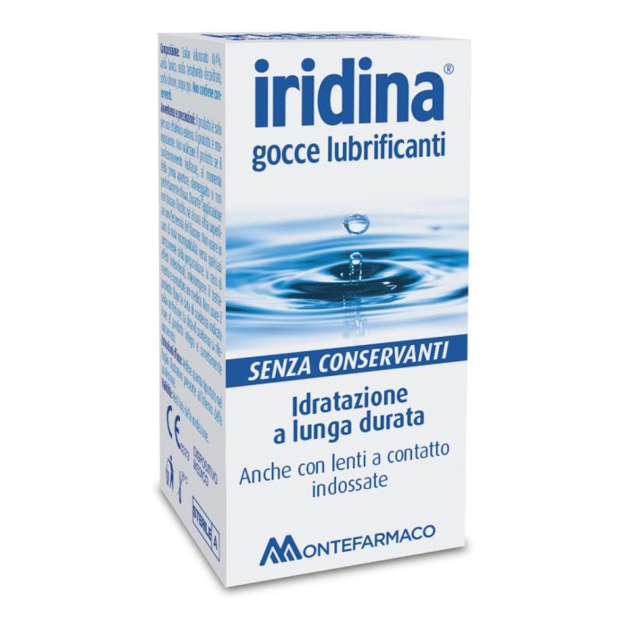 Iridina Gocce Oculari Lubrificanti 10ml + Hydra Repair 10ml + Pochette