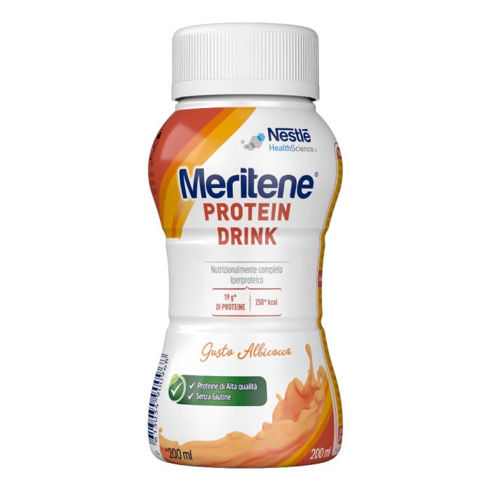 Meritene Protein Drink albicocca - bevanda proteica pronta da bere gusto albicocca