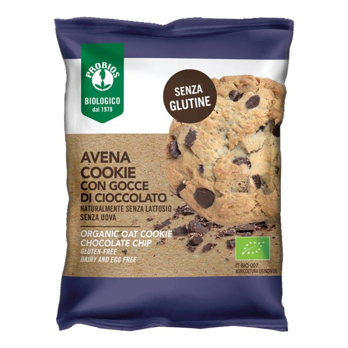 Probios Avena Cookie gocce cioccolato - biscotti di avena biologici con gocce di cioccolato