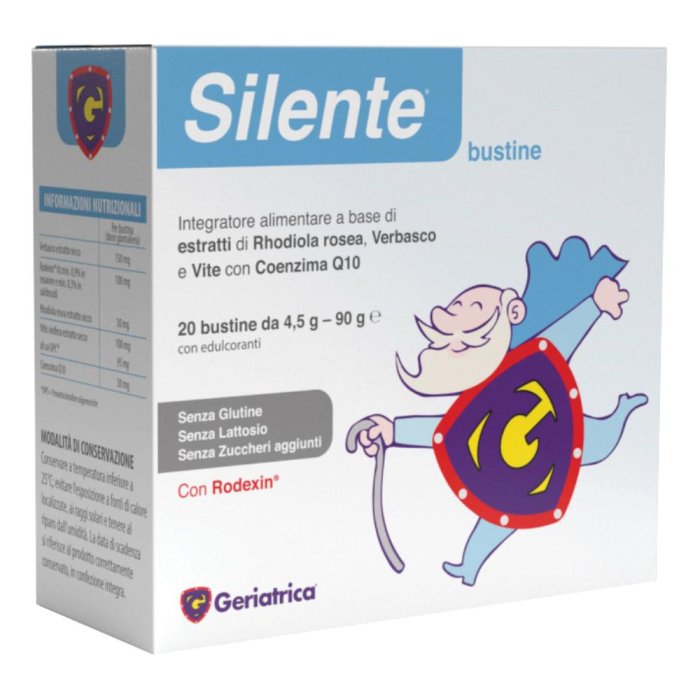 Silente - Integratore Alimentare per il Benessere Mentale e Antiossidante 20 bustine
