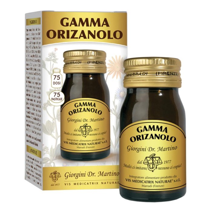 Gamma Orizanolo 30 g 75 pastiglie - integratore gamma orizanolo in pastiglie