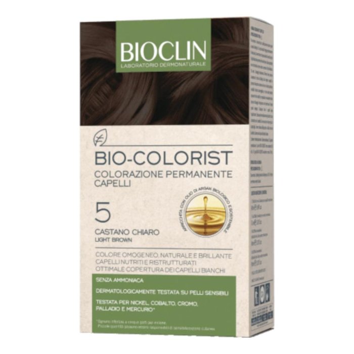 BIOCLIN Bio-Colorist - Colorazione Permanente Colore 5 Castano Chiaro