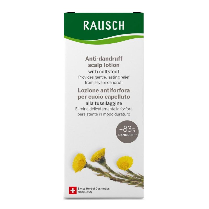 Rausch lozione antiforfora Tussilago - lozione specifica per cuoio capelluto con forfora