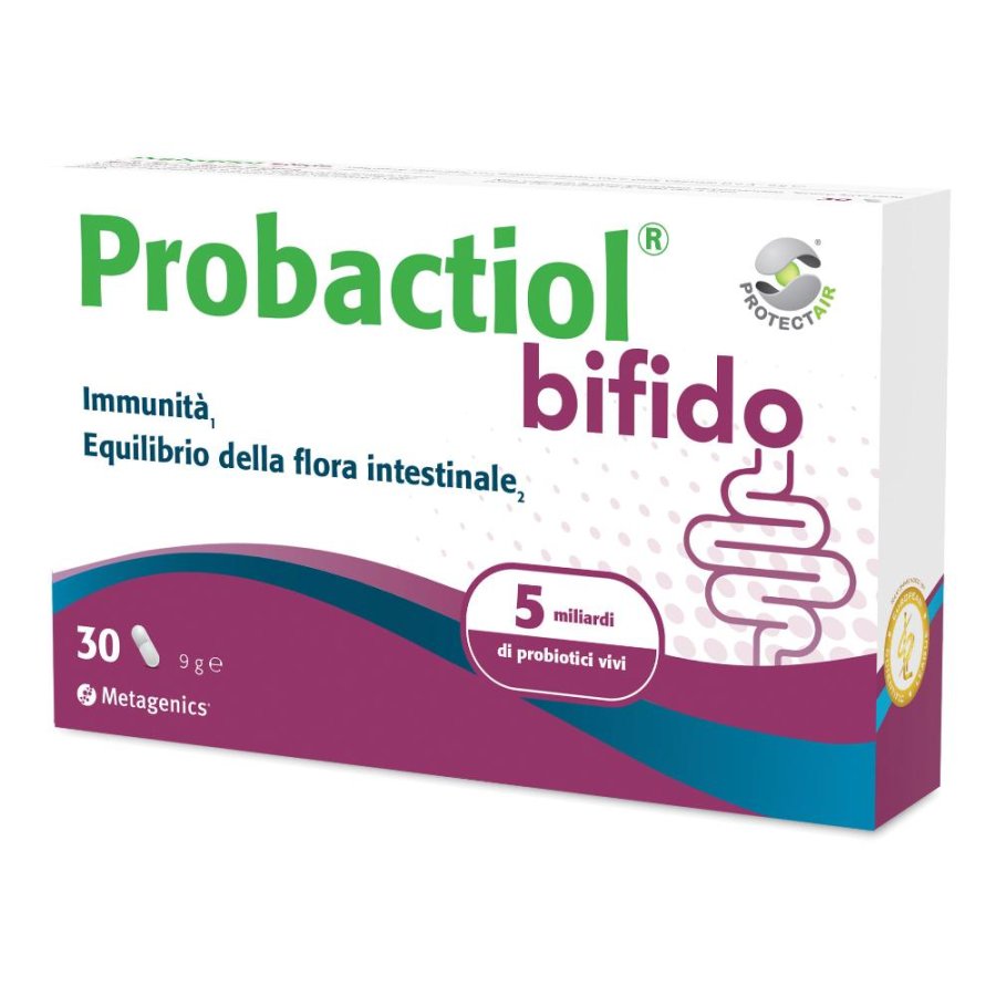 Metagenics Probactiol - Bifido Integratore Equilibrio Flora Intestinale 30 Capsule