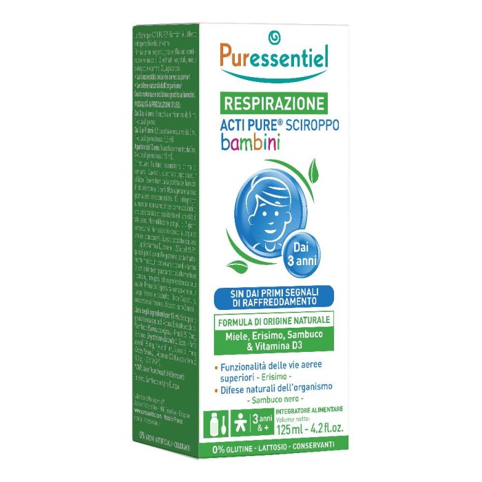 Puressentiel Respirazione - Acti Pure Sciroppo Bambini +3 anni 125ml