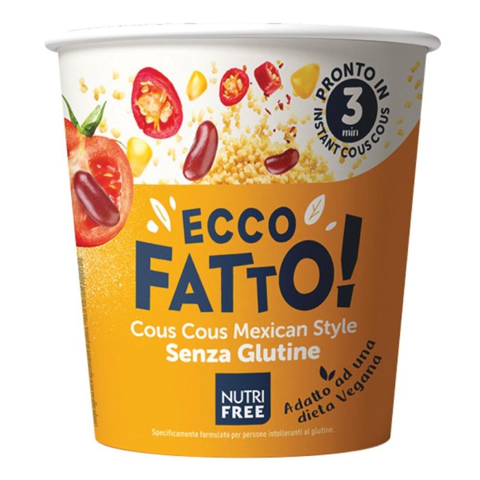 Ecco Fatto! Cous Cous Mexican Style Nutri Free 70g