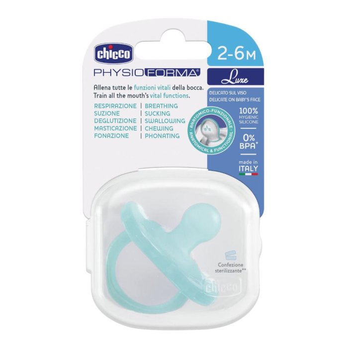 Chicco - Ciuccio Luxe Boy 2-6 Mesi Confezione 1 Pezzi